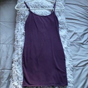 Purple tank dress